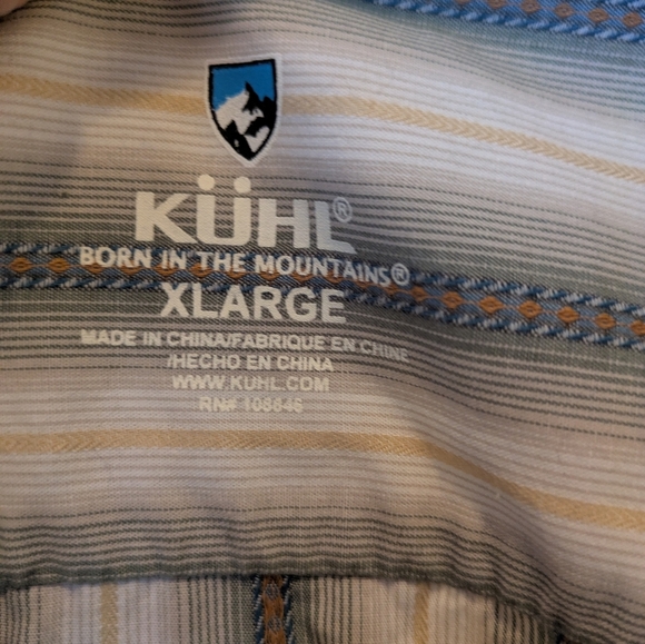 Kuhl Men's Striped Shirt XL - Picture 4 of 11
